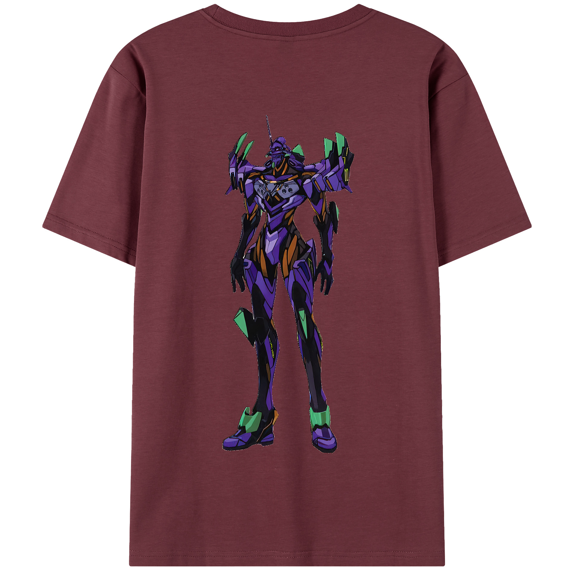 （画像用） EVA 新世紀エヴァンゲリオン 綿100％半袖Tシャツ（背面プリント）